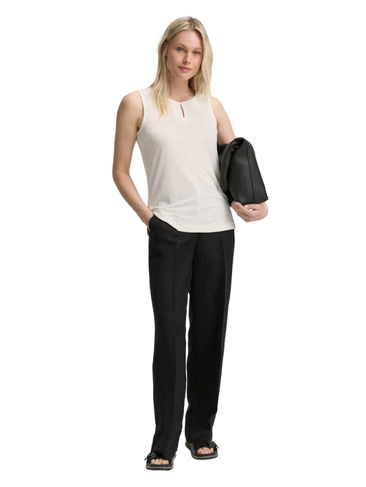 Top fabric mix crew neck - 1046432