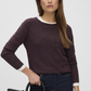 VMDOFFY LS O-NECK BLOUSE GA NOOS - 10201022