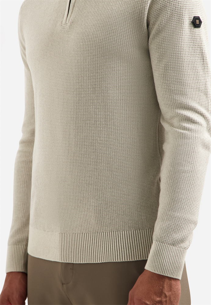 Pullover Half Zip Plated Structure - 29230813SN