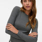 AWIRWINA LS O-NECK TOP NOOS - 10300893