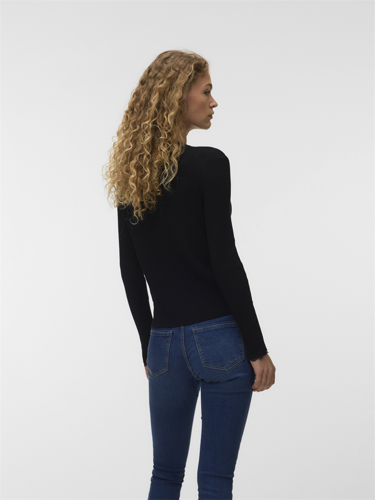 VMWONDER LACE LS O-NECK CARDIGAN NO - 10346457