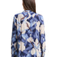 blouse printed V-neck - 1048676