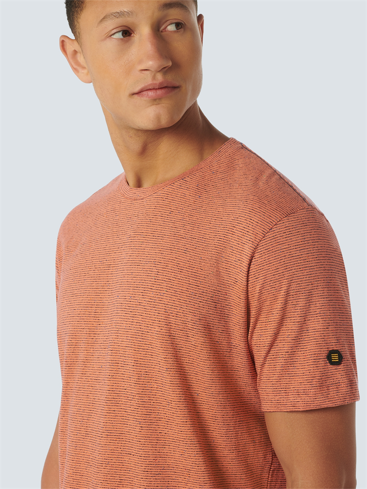 T-Shirt Crewneck Melange Stripes - 23350254SN