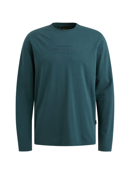 Long sleeve r-neck cotton elastane - PTS2508570