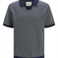 JPRCCEASTON KNIT SPLIT NECK SS SN - 12273012