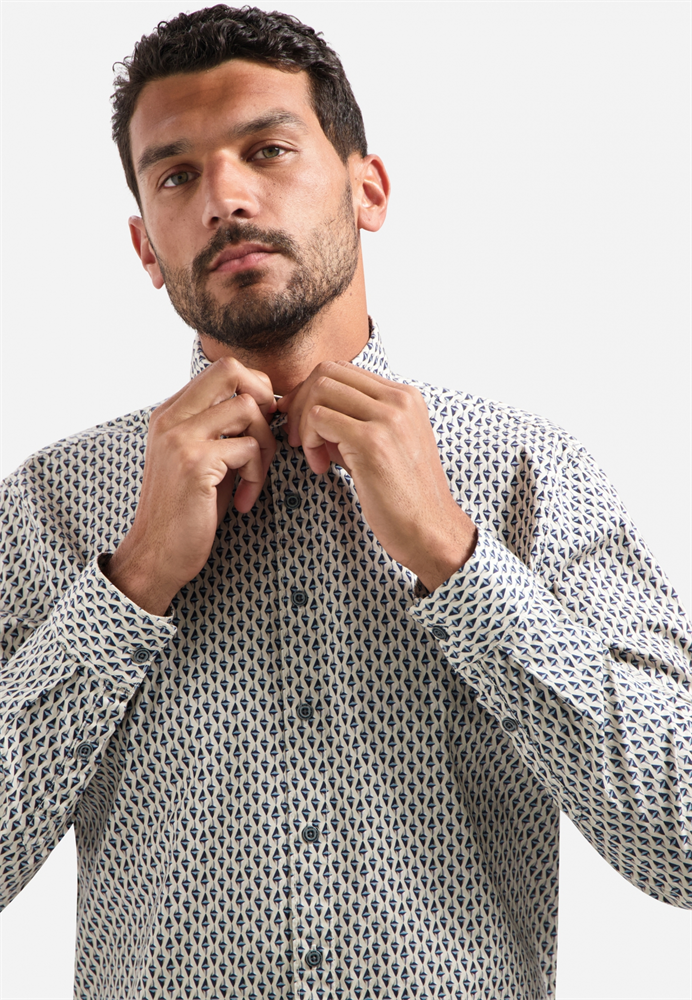 Shirt Stretch Allover Printed - 29430922