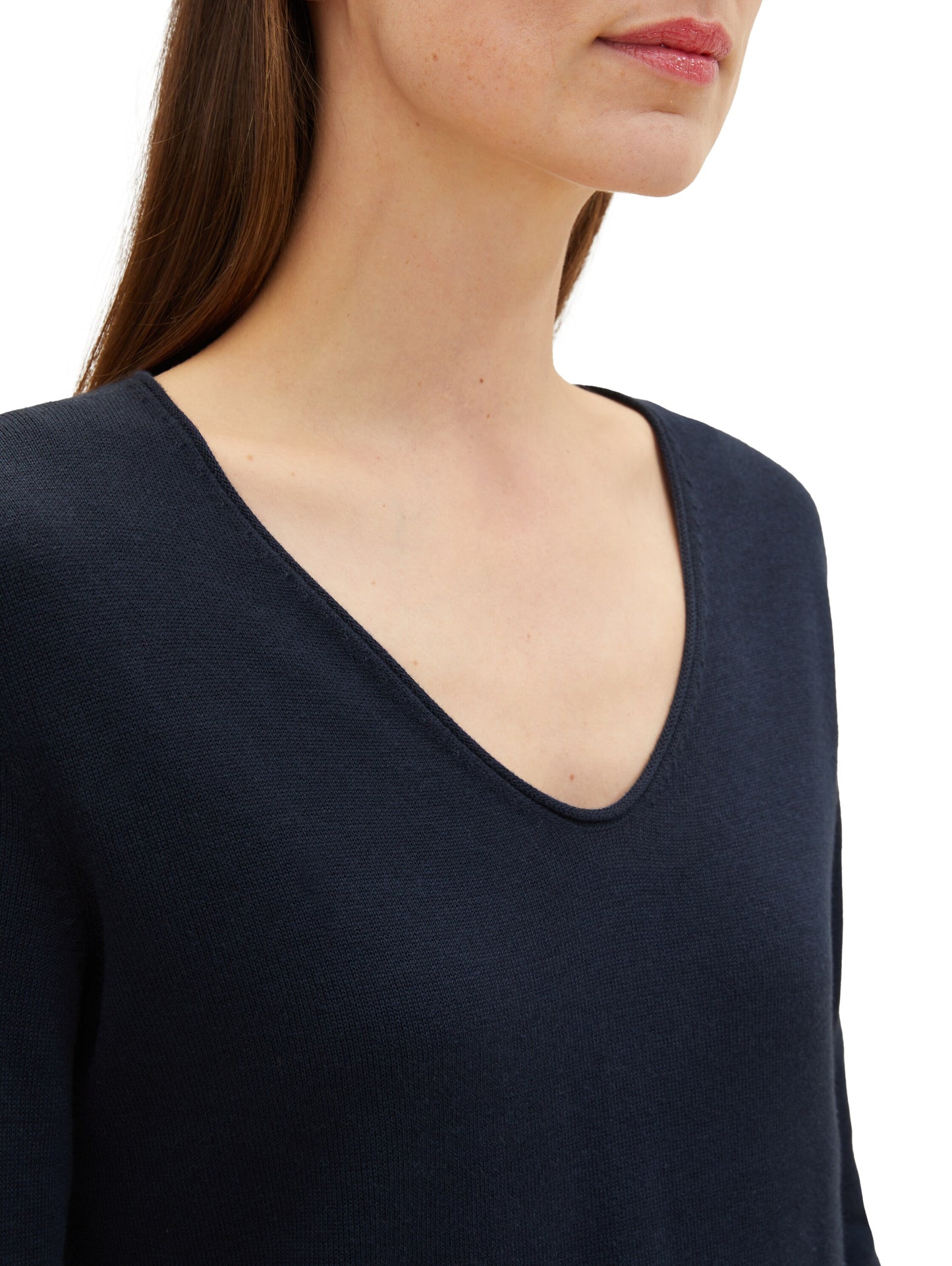 sweater basic v-neck - 1012976