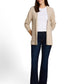 knit structured open cardigan - 1052025