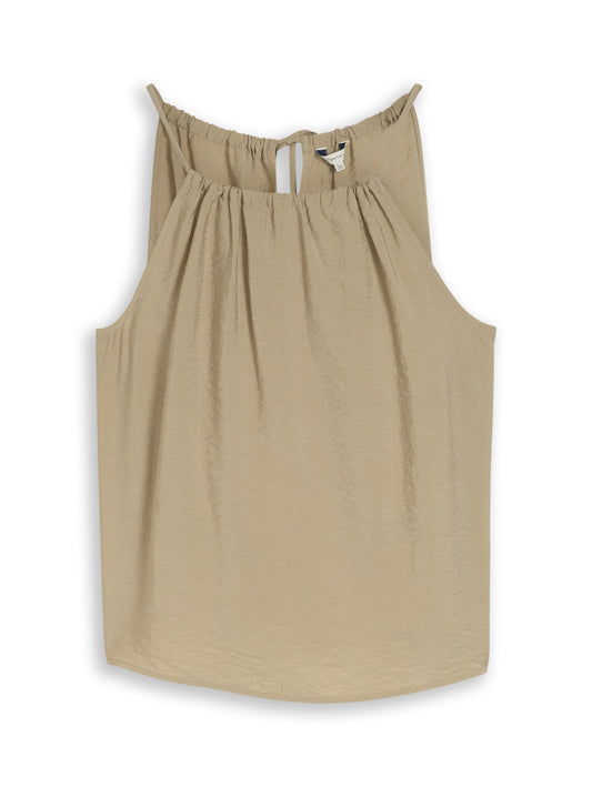 blouse top with structured fab - 1051091