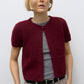 AWSILJA SS O-NECK SHORT KNIT CARDIG - 10329650