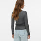 AWIRWINA LS O-NECK TOP NOOS - 10300893