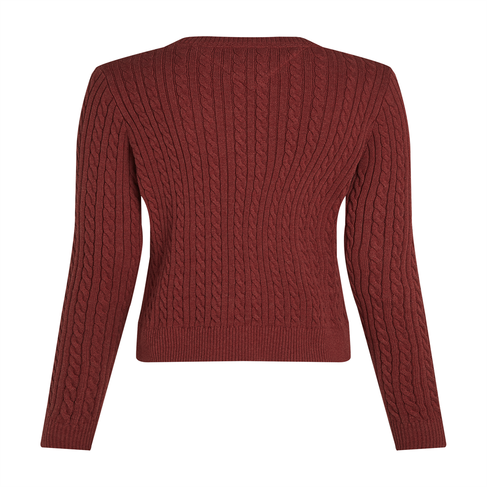 TJW CABLE ESSENTIAL SWEATER - DW0DW18683