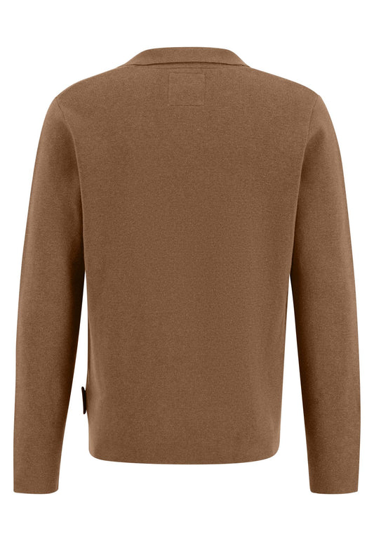 Knit Blazer, Cotton Wool - 1309654