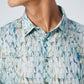 Shirt Allover Printed With Linen - 19430236