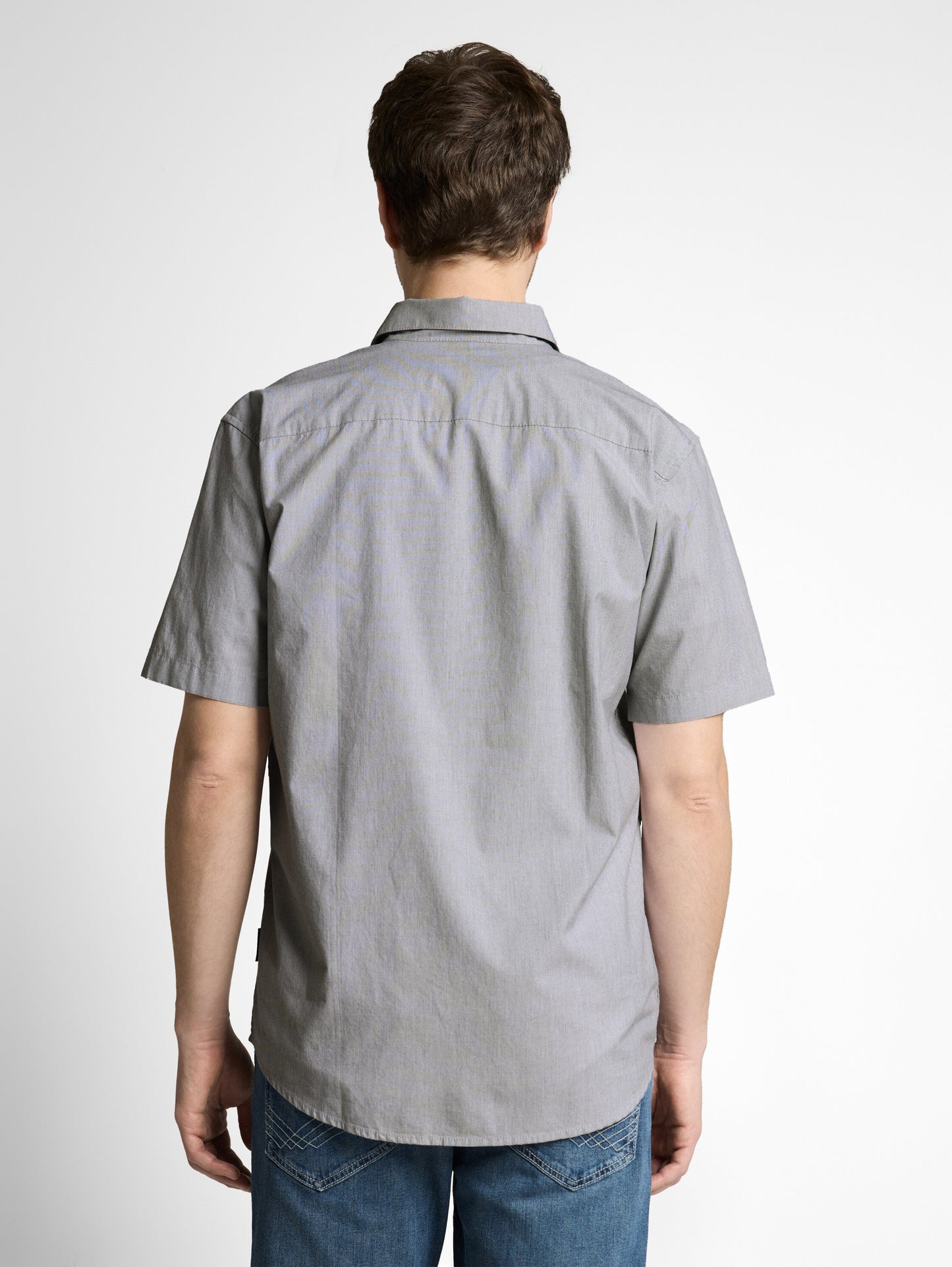 striped poplin shirt - 1049594