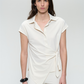 Aston strech technical jersey blous - U725217