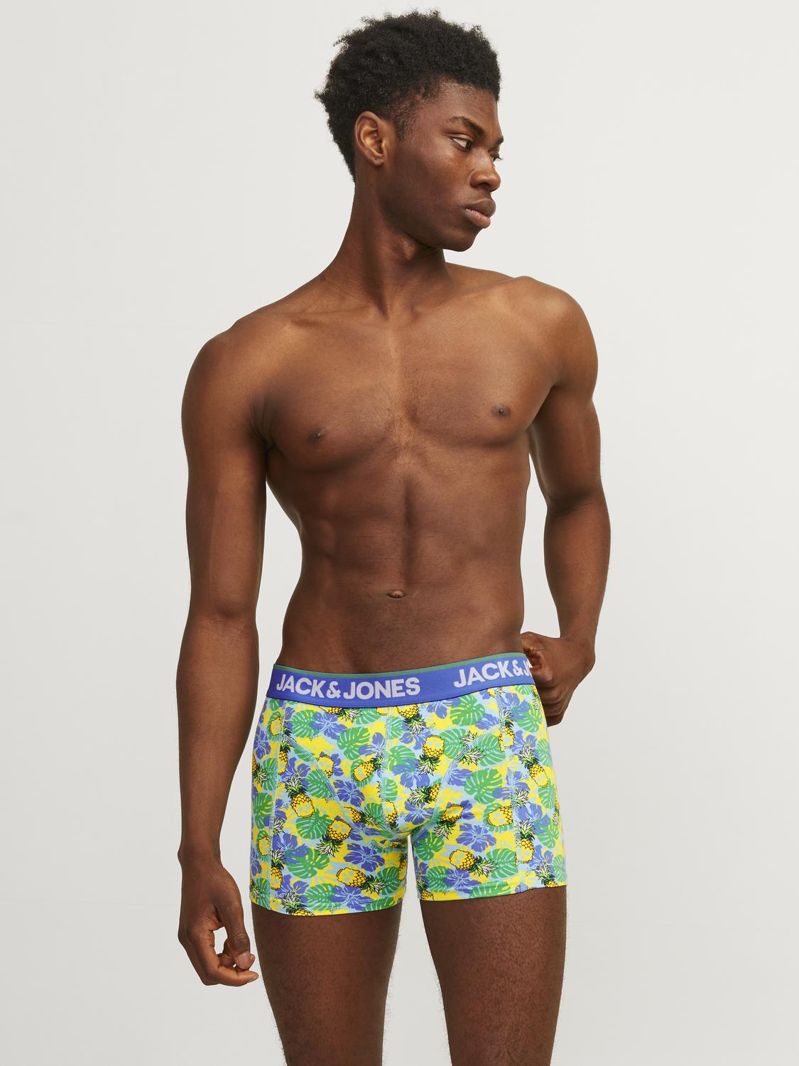 JACPINEAPPLE SKULL TRUNKS 3 PACK SN - 12255839