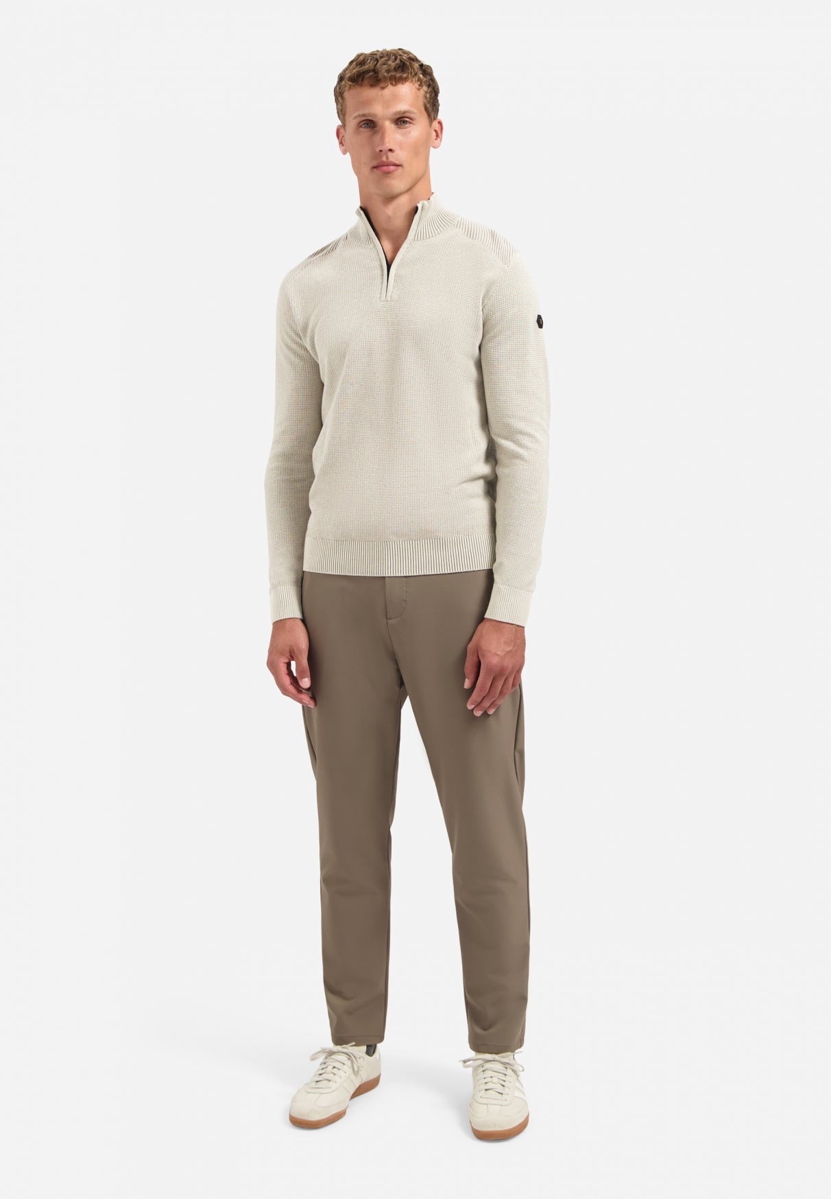 Pullover Half Zip Plated Structure - 29230813SN