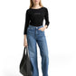 T-shirt front glitter logo - 1048941
