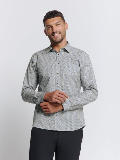 Shirt Stretch Allover Printed - 26451133