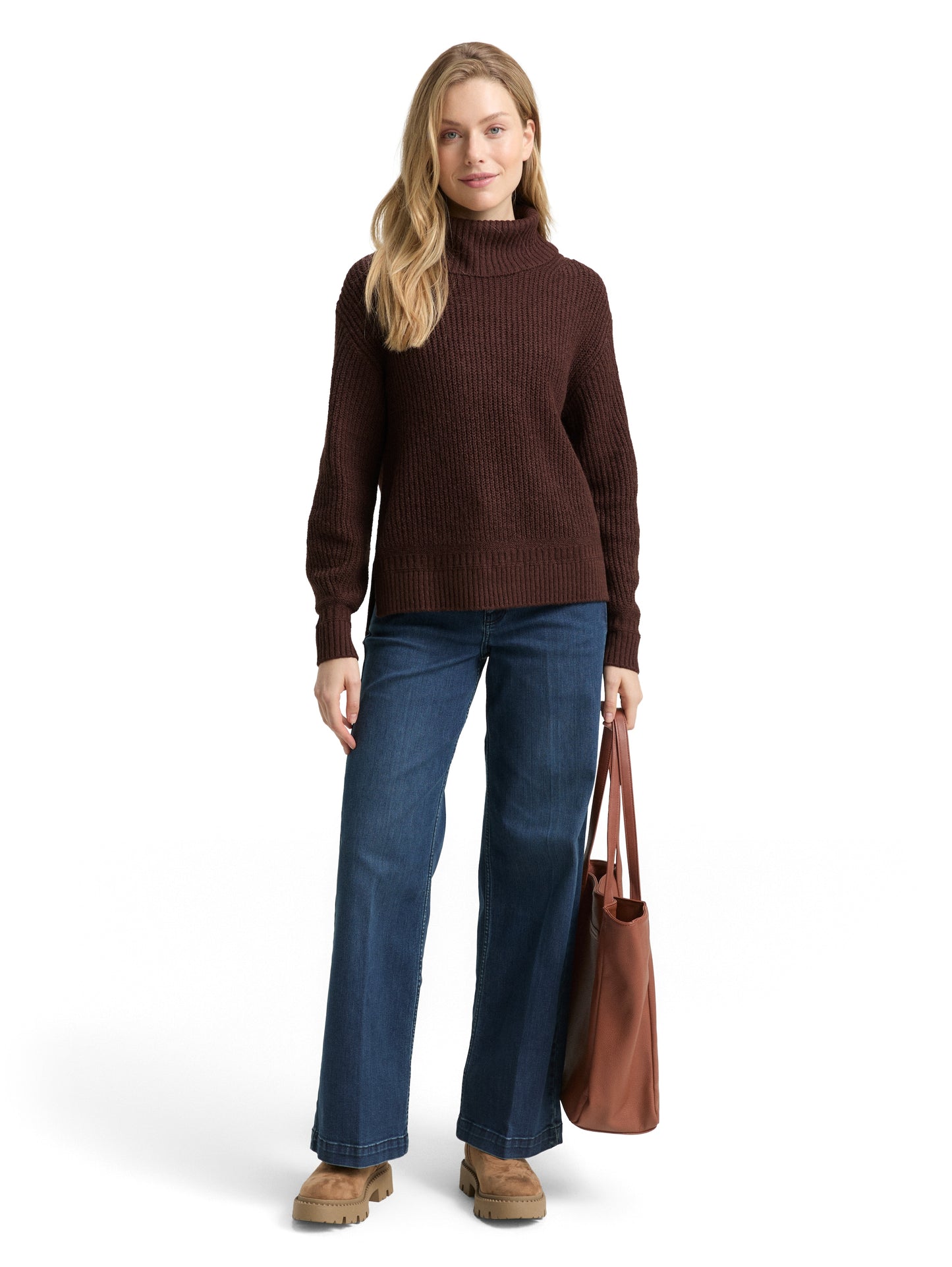 knit turtleneck pullover - 1049137