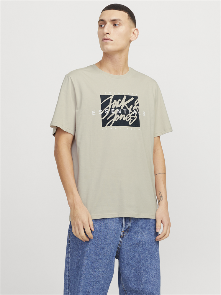 JJCOLTON TEE SS CREW NECK LN - 12268439