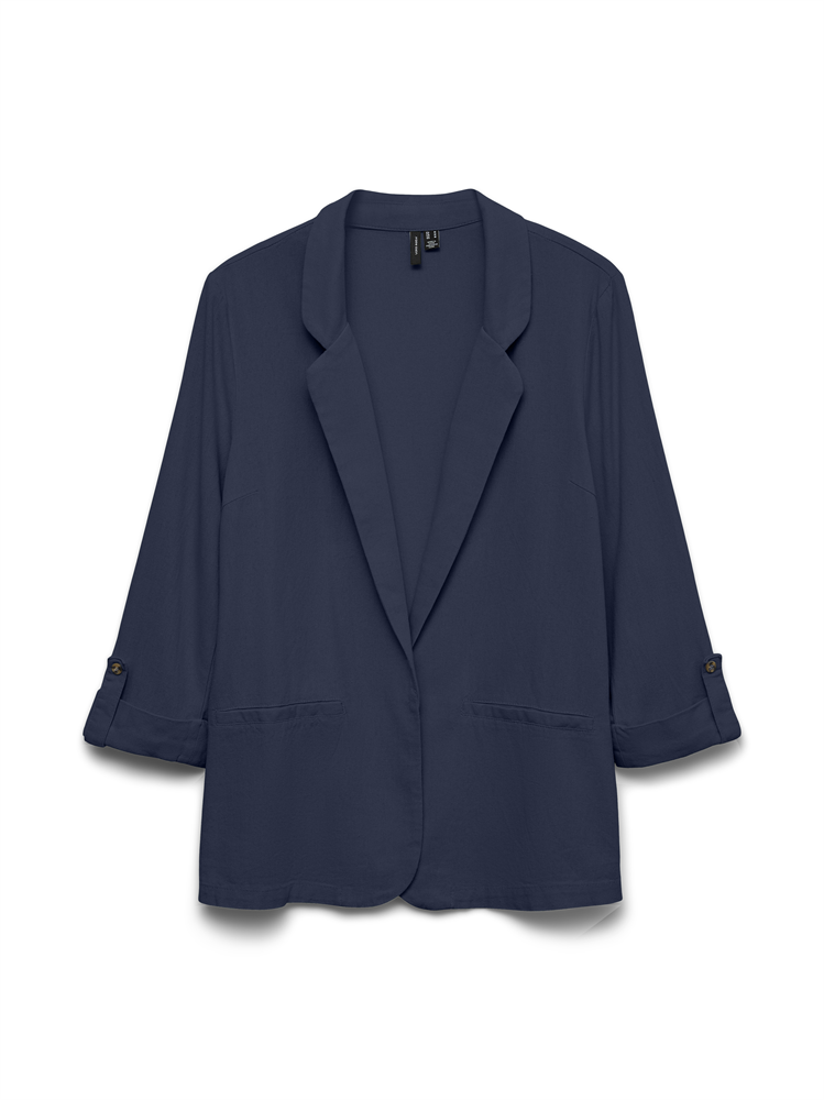 VMJESMILO 3/4 LOOSE BLAZER WVN NOOS - 10279700