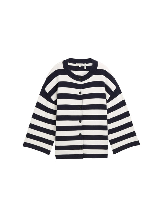 knit striped cardigan - 1045480