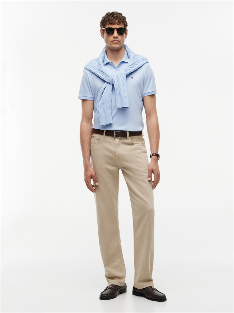 LIQUID COTTON REG SEASONAL POLO - MW0MW39994