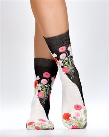 Lady Socks YINYANG FLOWERS I - 1010-04121-100