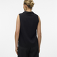 VMMYMILO SL V-NECK SHIRT WVN  GA BO - 10303648