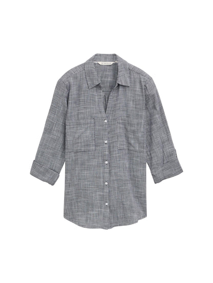 blouse with slub structure - 1035247