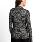 T-shirt mock neck alloverprint - 1052897