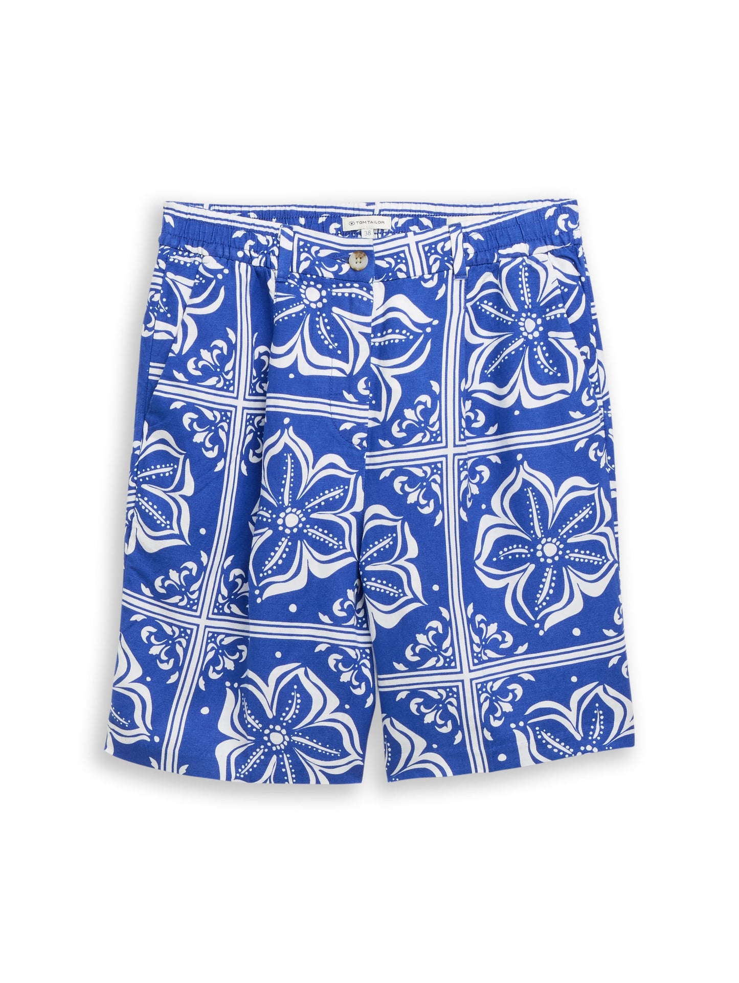 bermuda linen pants - 1049995