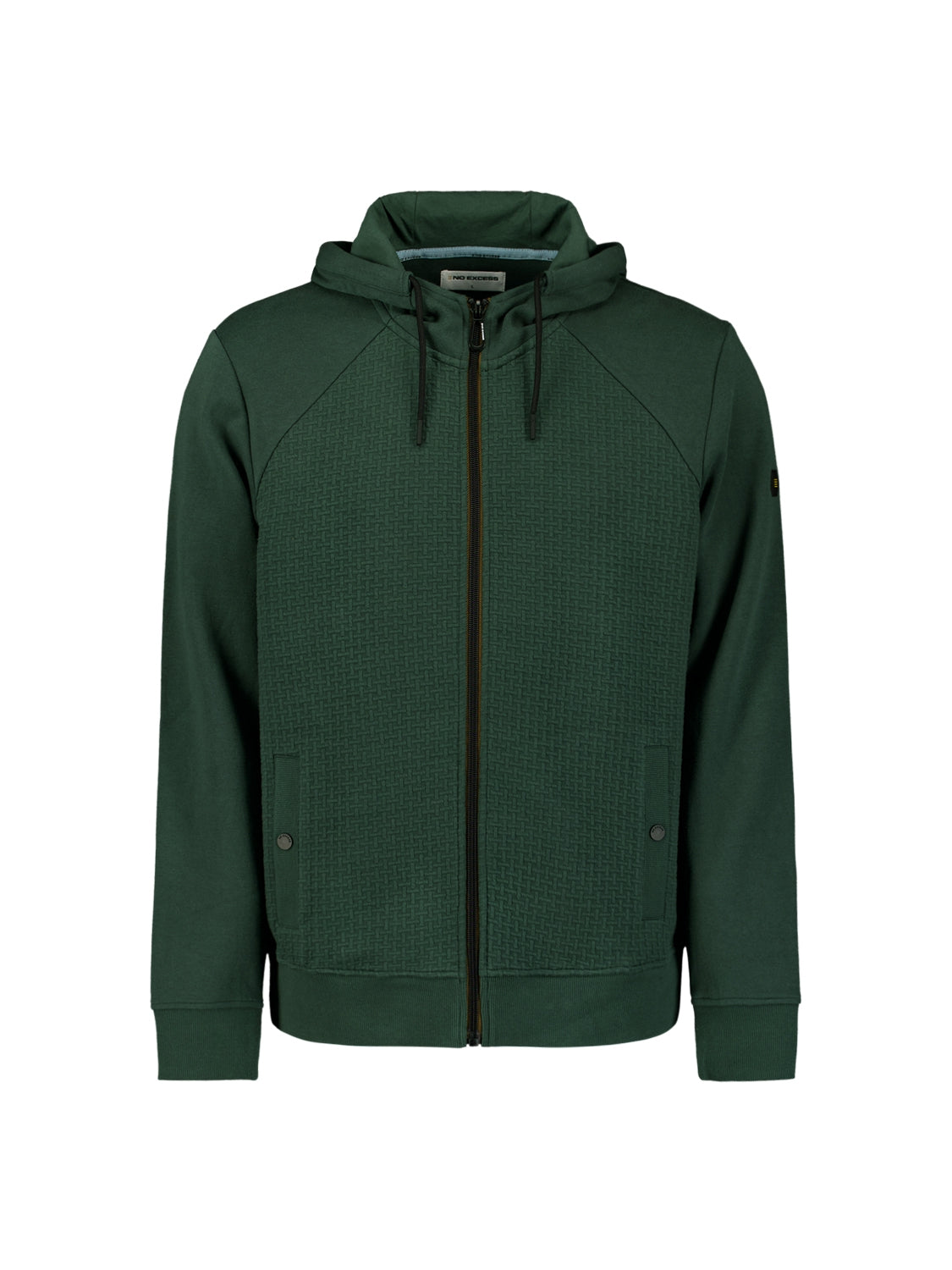 Sweater Hooded Full Zipper Double L - 25100907