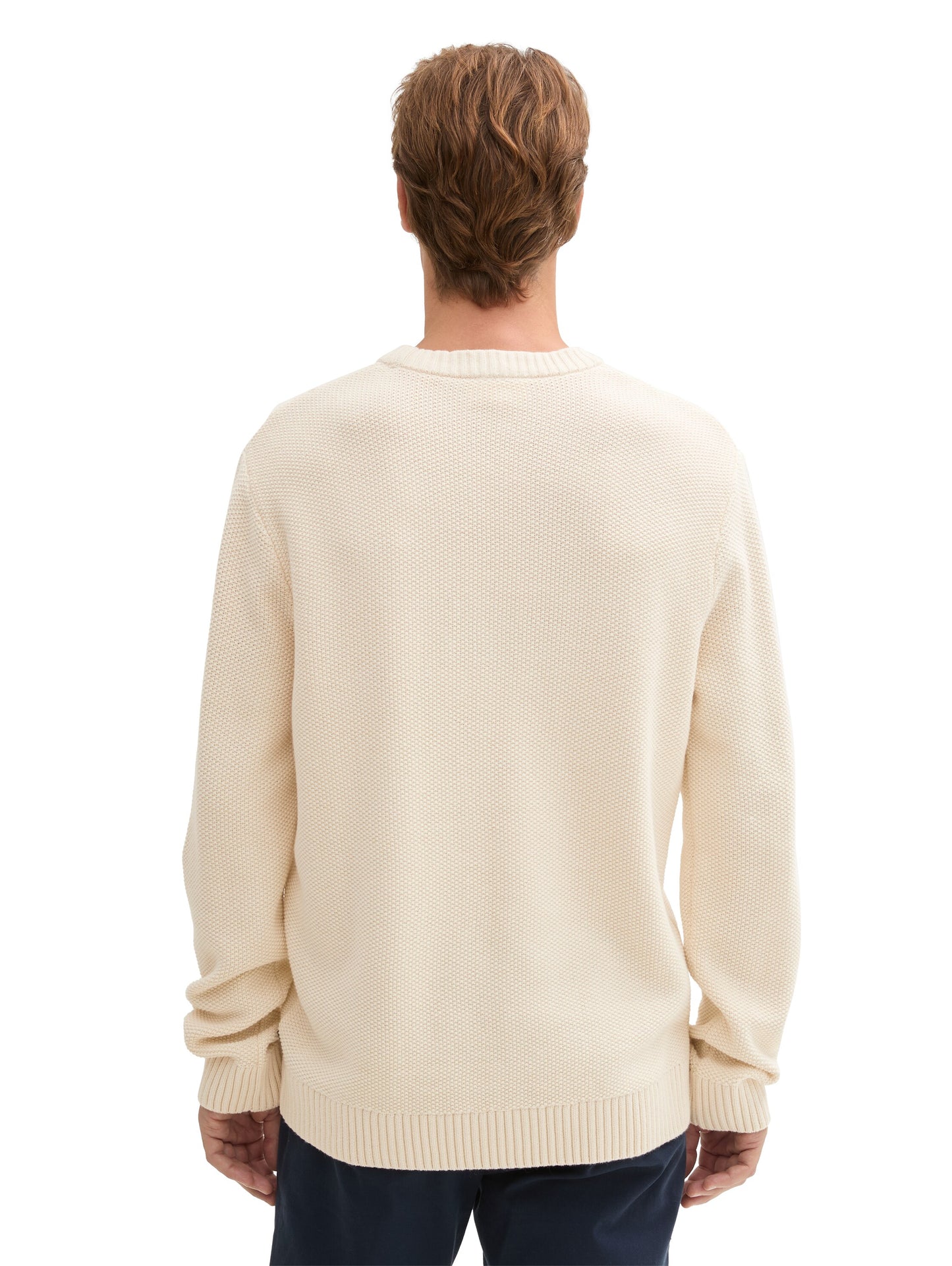 cable crewneck knit - 1043343