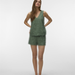 VMHONEY LACE SL V-NECK TOP WVN GA - 10330053