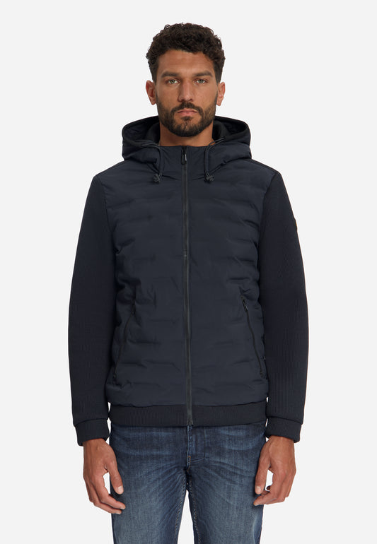Jacket Short Fit Sealed Hooded Knit - 33630819SN