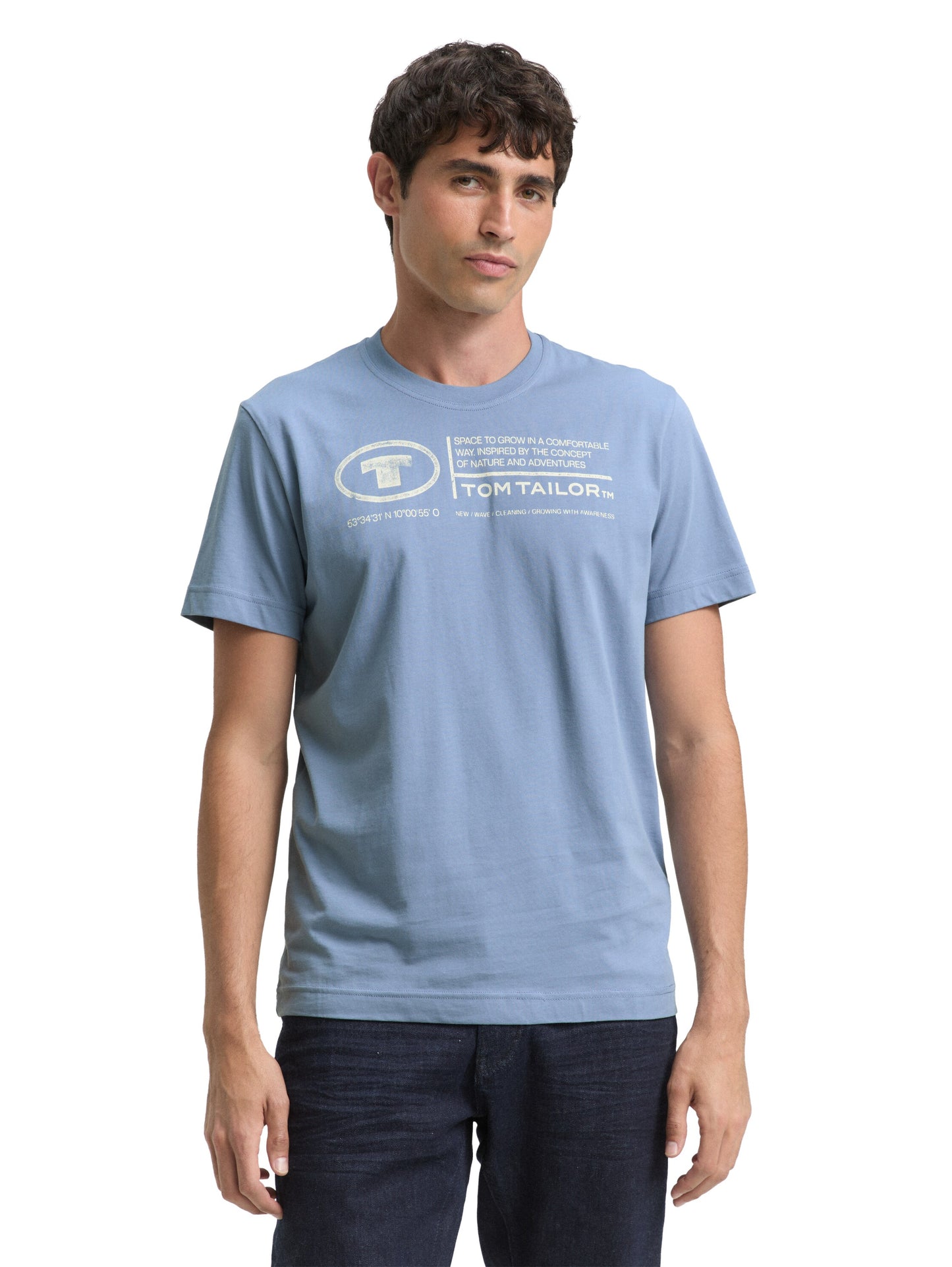 printed crewneck t-shirt - 1035611