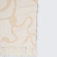 woven scarf with flowers - 1052820