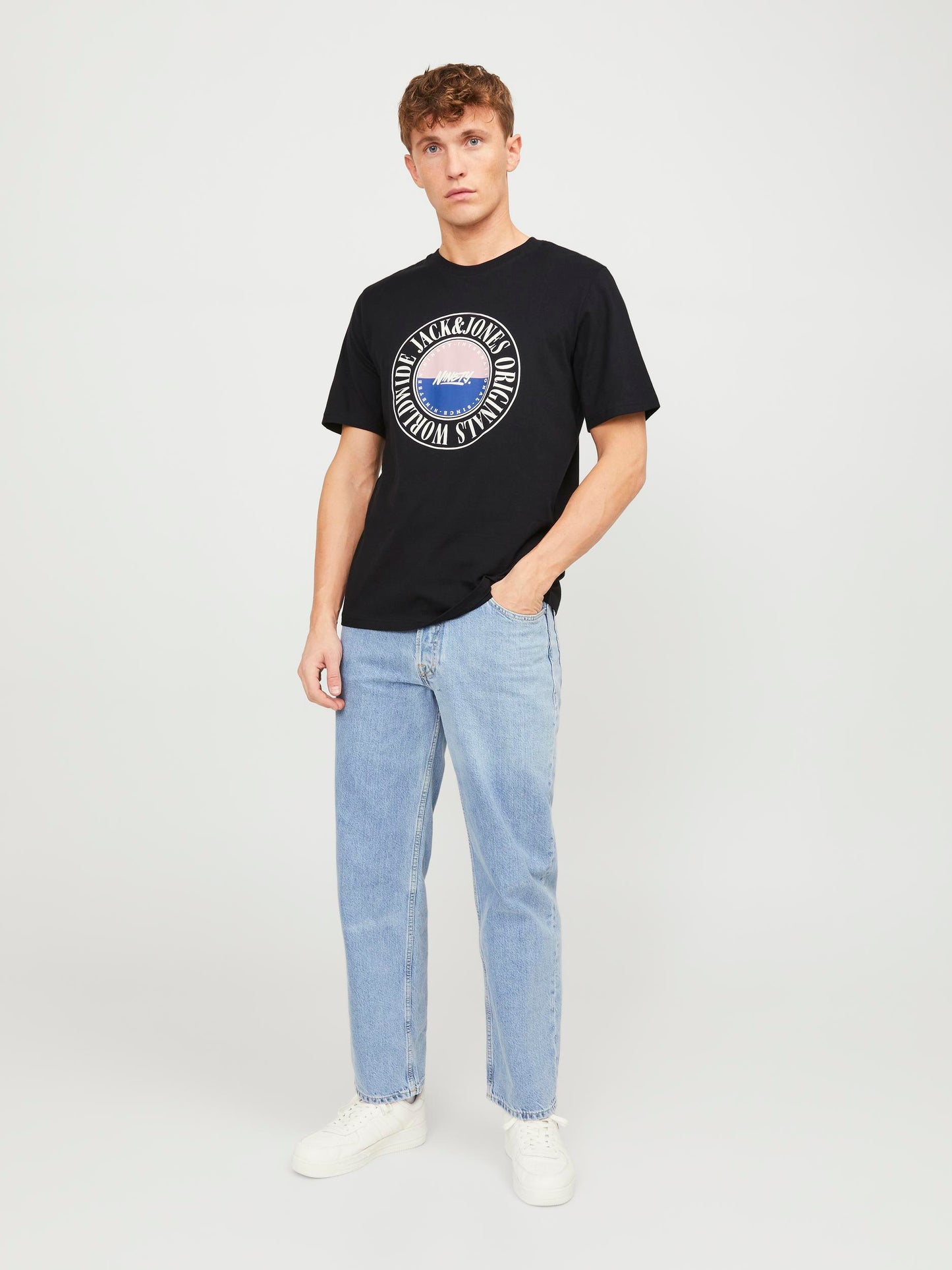 JORCOBIN TEE SS CREW NECK LN - 12250411