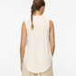 VMBELLA SL V-NECK TOP WVN GA NOOS - 10326002