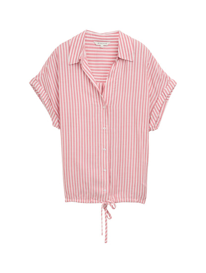 blouse striped shortsleeve - 1045239