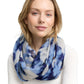 printed loop scarf - 1048580