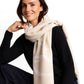 woven scarf with flowers - 1052820