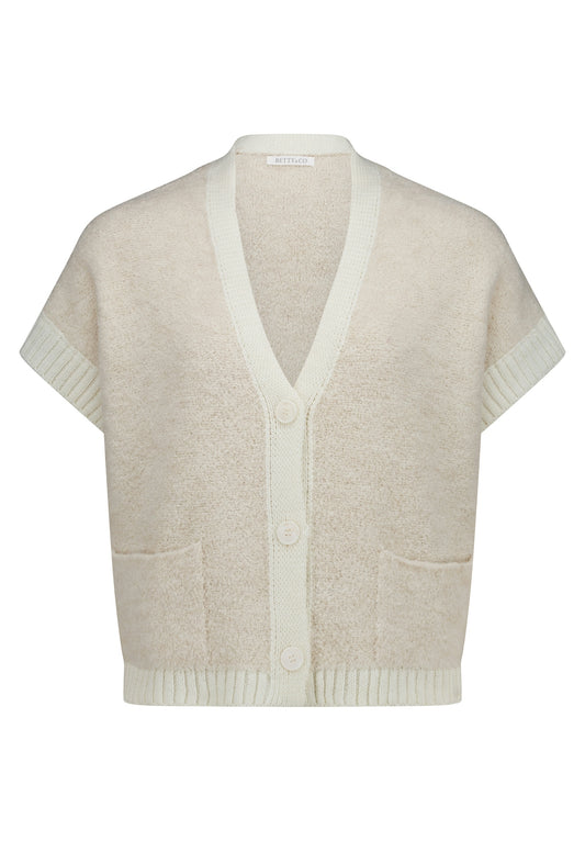 Strickjacke Kurz ohne Arm - 59793319