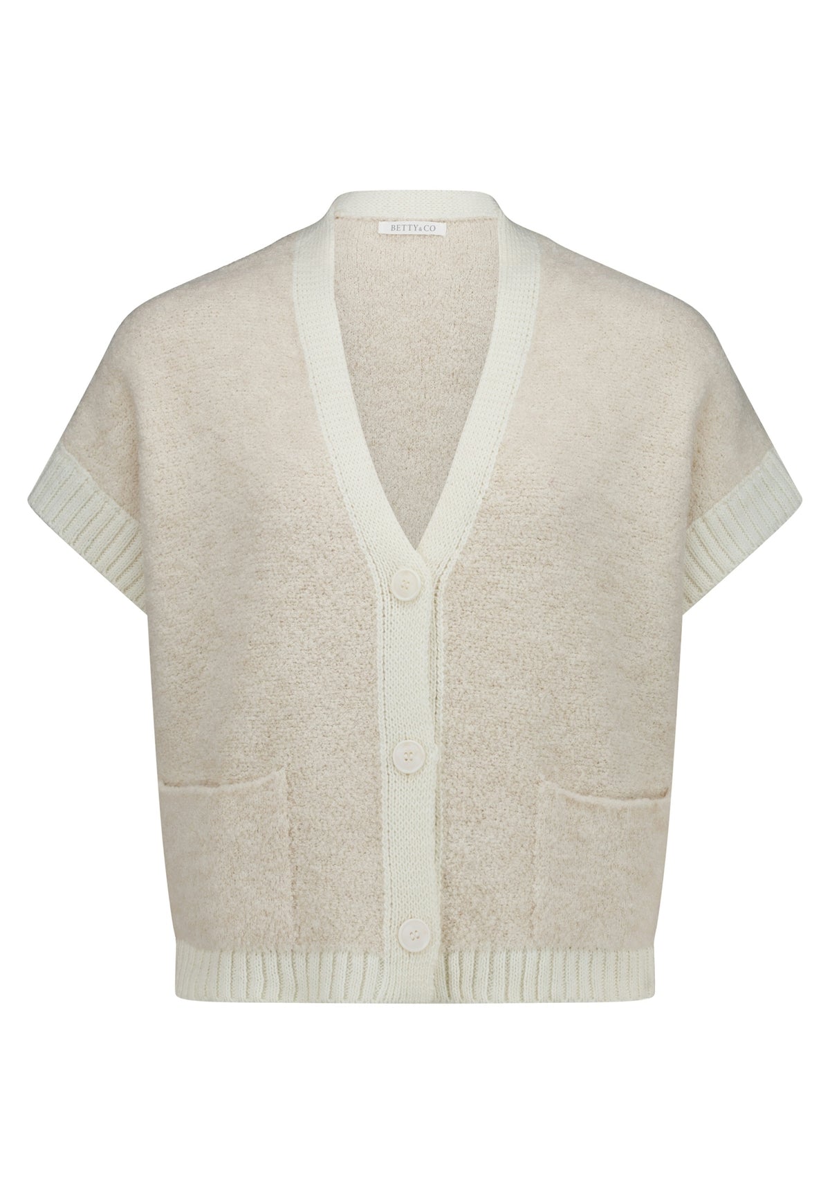 Strickjacke Kurz ohne Arm - 59793319