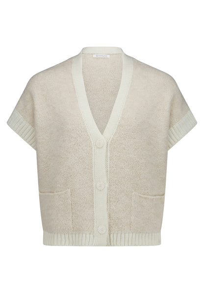 Strickjacke Kurz ohne Arm - 59793319