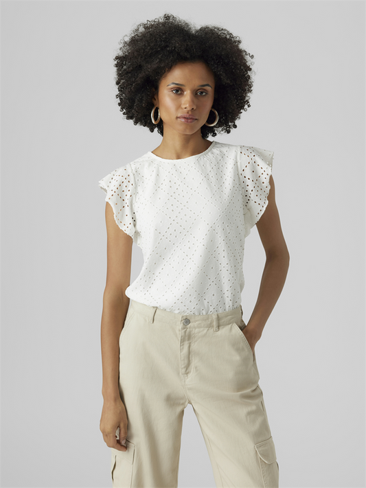 VMTASSA SL FRILL TOP NOOS - 10286067