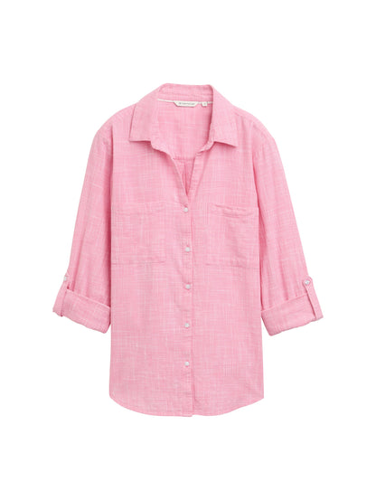 blouse with slub structure - 1035247